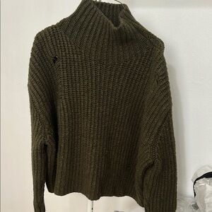 Zara Olive Green Women's Sweater